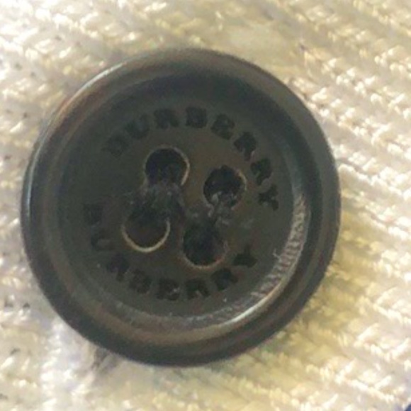 Burberry Men Navy Shirt Sz L Authentic COA - Picture 5 of 8